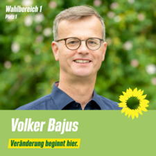Volker Bajus, Wahlbereich 1, Listenplatz 1