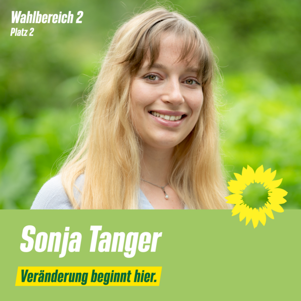 Sonja Tanger, Wahlbereich 2, Listenplatz 2