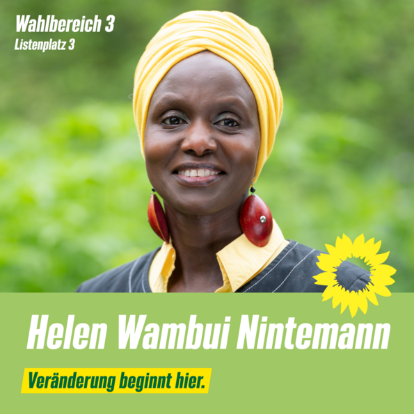 Helen Wambui Nintemann, Wahlbereich 3, Listenplatz 3