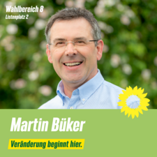 Martin Büker, Wahlbereich 8, Listenplatz 2