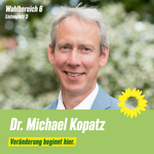 Dr. Michael Kopatz, Wahlbereich 6, Listenplatz 3