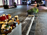 Überquellender Mülleimer