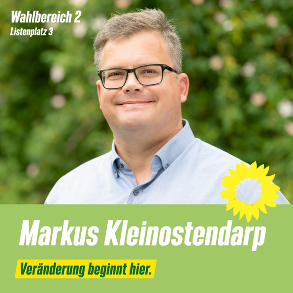 Markus Kleinostendarp, Wahlbereich 2, Listenplatz 3
