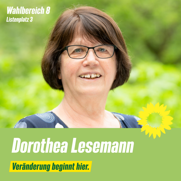 Dorothea Lesemann, Wahlbereich 8, Listenplatz 3